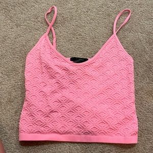 Pink Crop Top